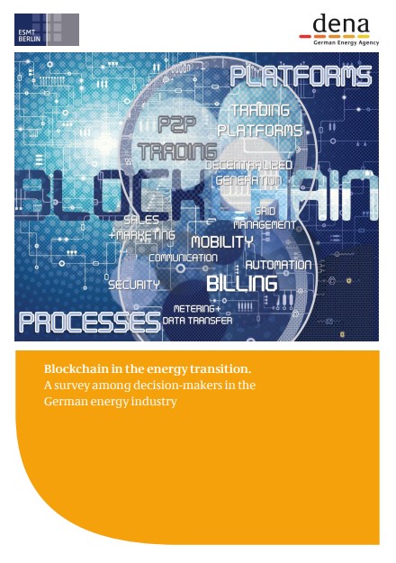 DENA: Blockchain in the energy transition. A survey among decision-makers in the German energy industry