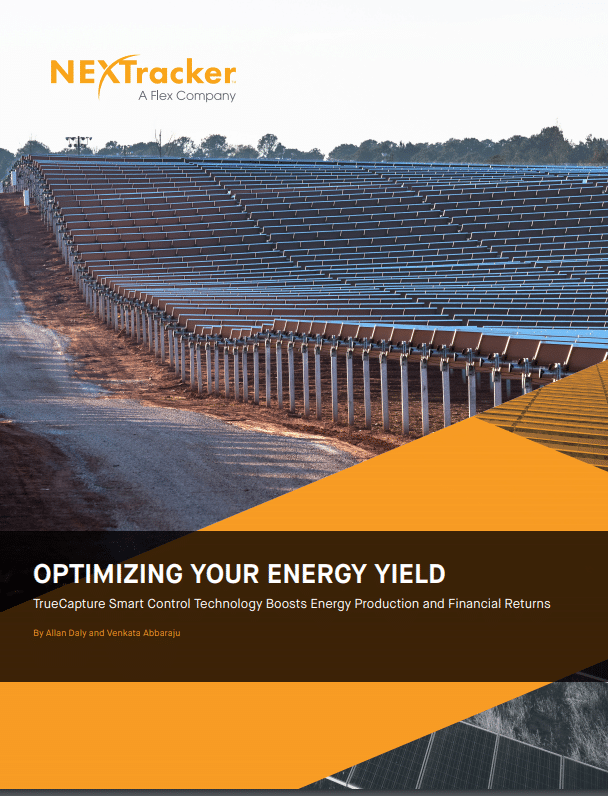 Optimizing your energy yield : TrueCapture Smart Control Technology Boosts Energy Production and Financial Returns