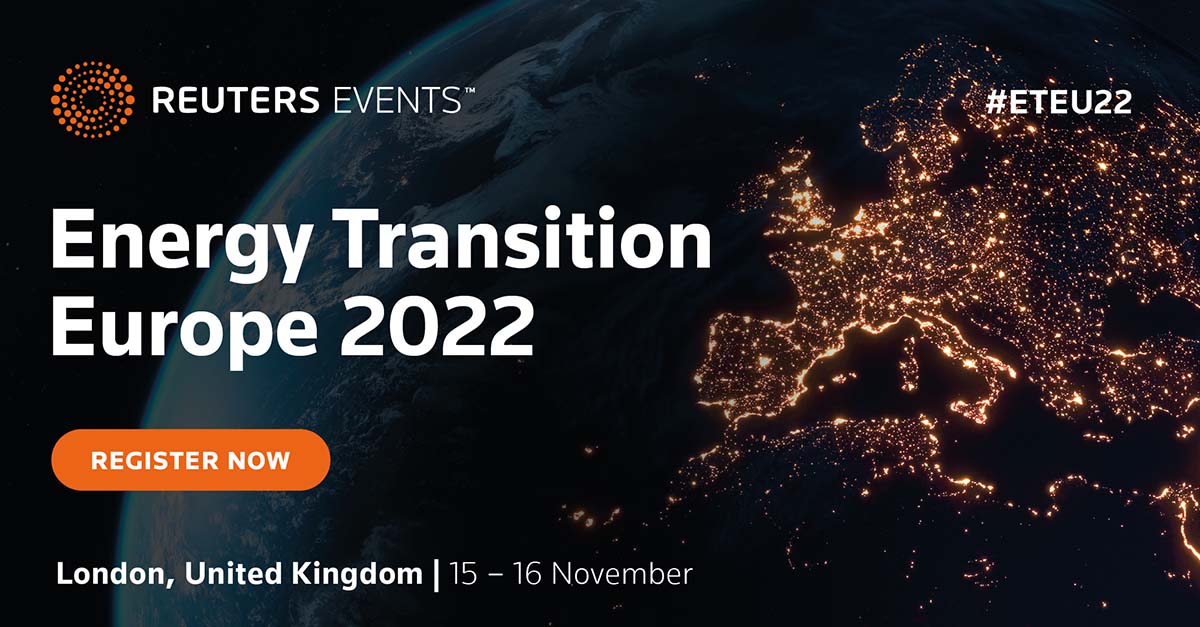 Reuters Events Announces Energy Transition Europe Summit