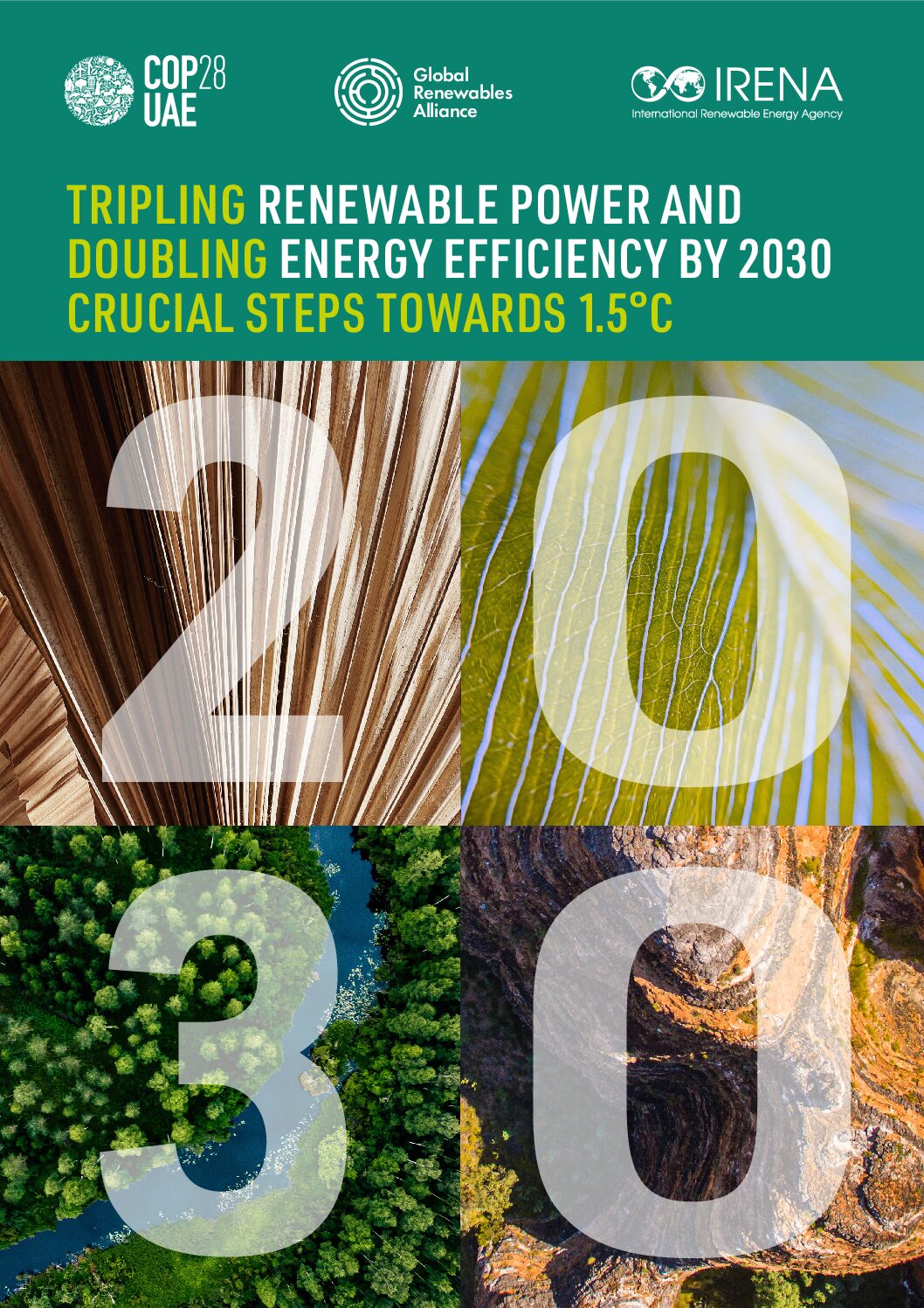 Tripling Renewable Power and Doubling Energy Efficiency by 2030 Crucial Steps Towards 1.5°