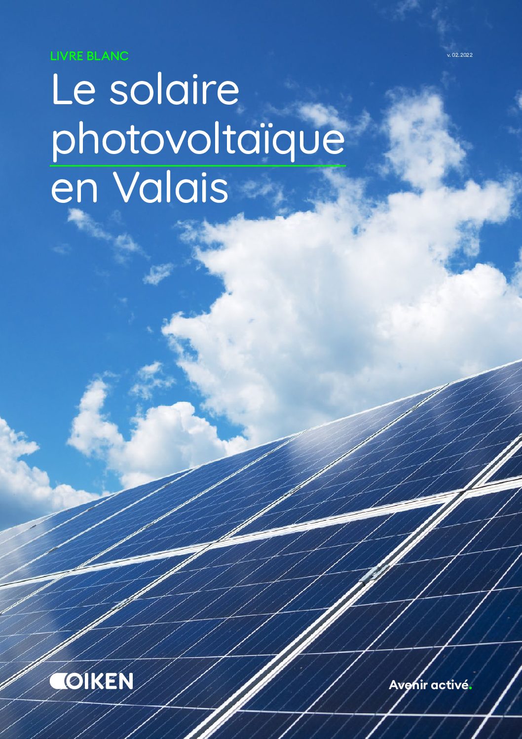 Livre Blanc – Le solaire photovoltaïque en Valais