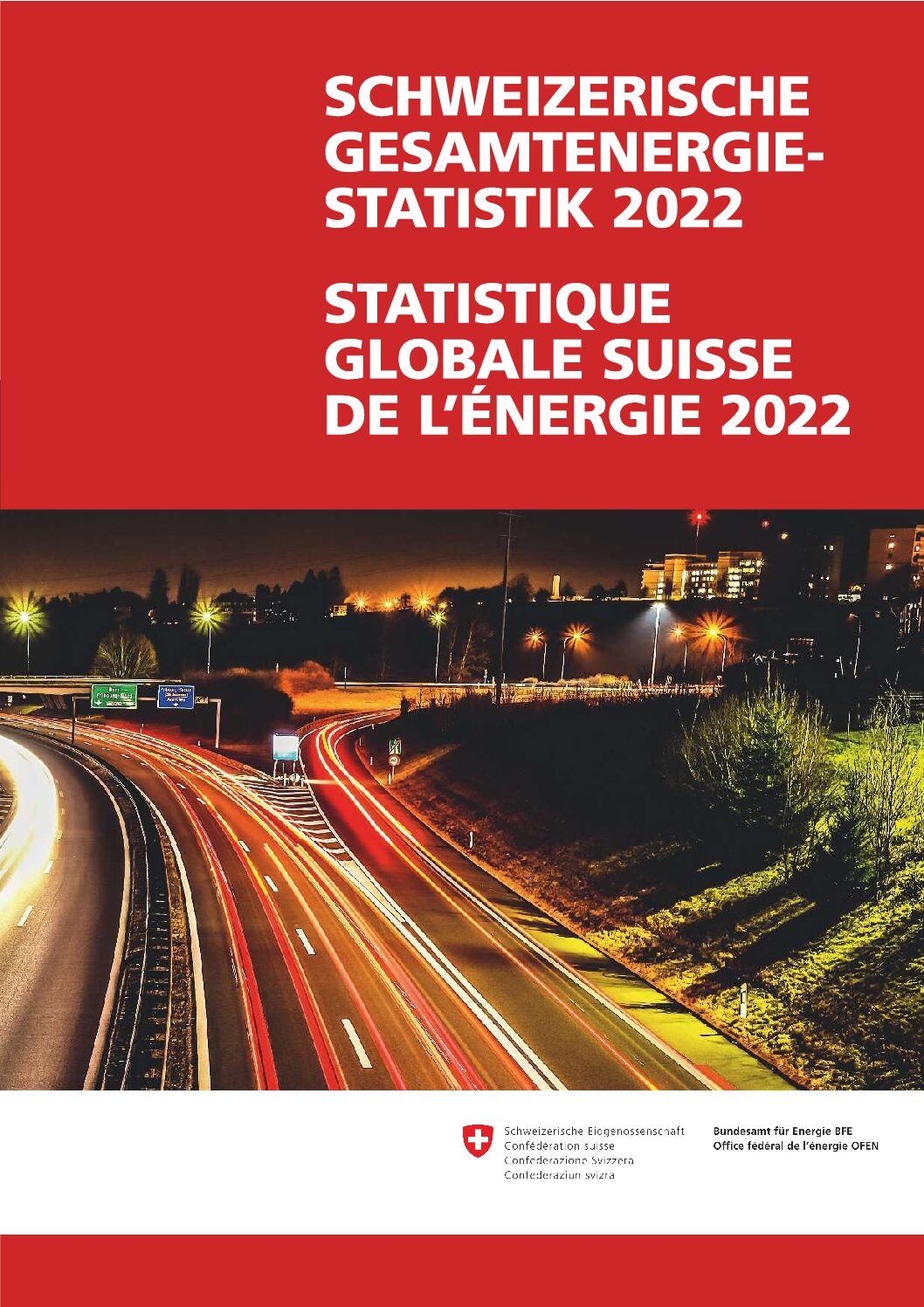 Statistiques globales suisse de l’énergie 2022