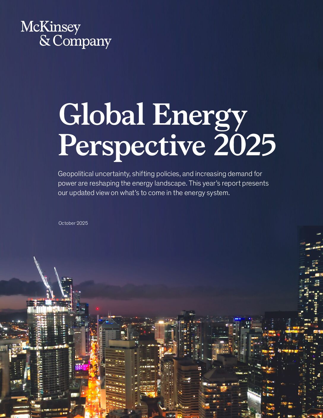 Global Energy Perspective 2025 – McKinsey & Company