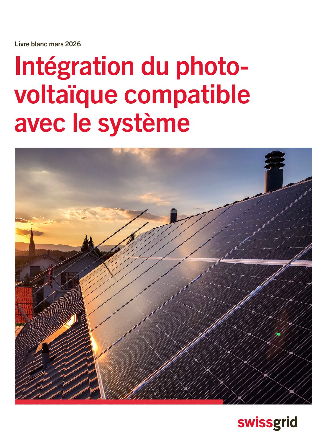 Intégration du photovoltaïque compatible avec le système – Swissgrid
